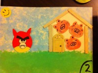 "The first pig built a house of straw..."