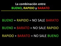 Sólo puede tomar 2 de las 3 opciones